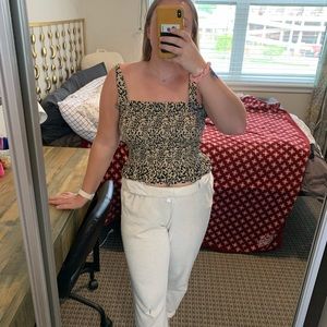 Leopard print tank top